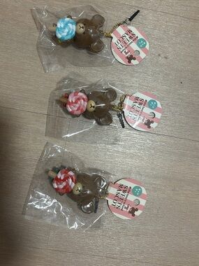 Bear School Sweets Trio Set Squishy